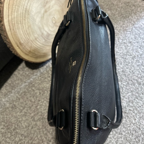 Kate Spade Grant Park Shelby Black Pebbled Leather Tote Purse AS IS - Picture 7 of 16